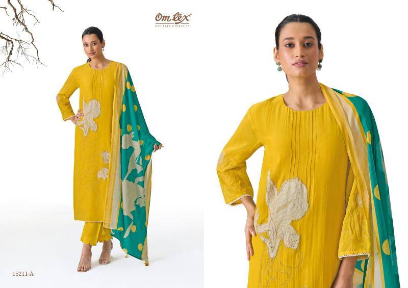 Omtex mireya silk Kolkata dress material wholesale market